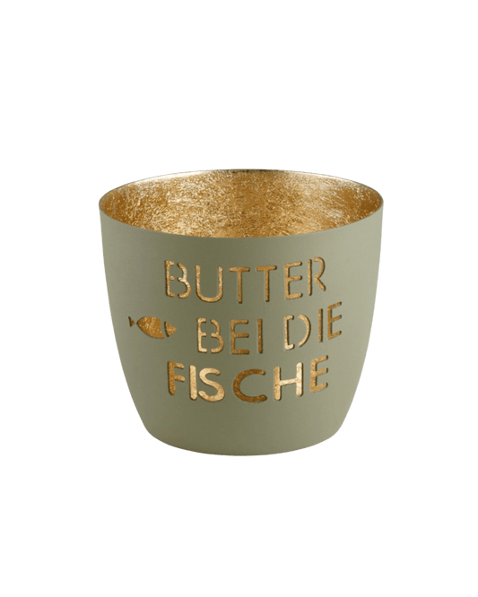 Butter bei die Fische Windlicht