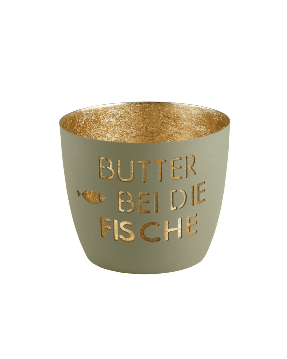 Butter bei die Fische Windlicht