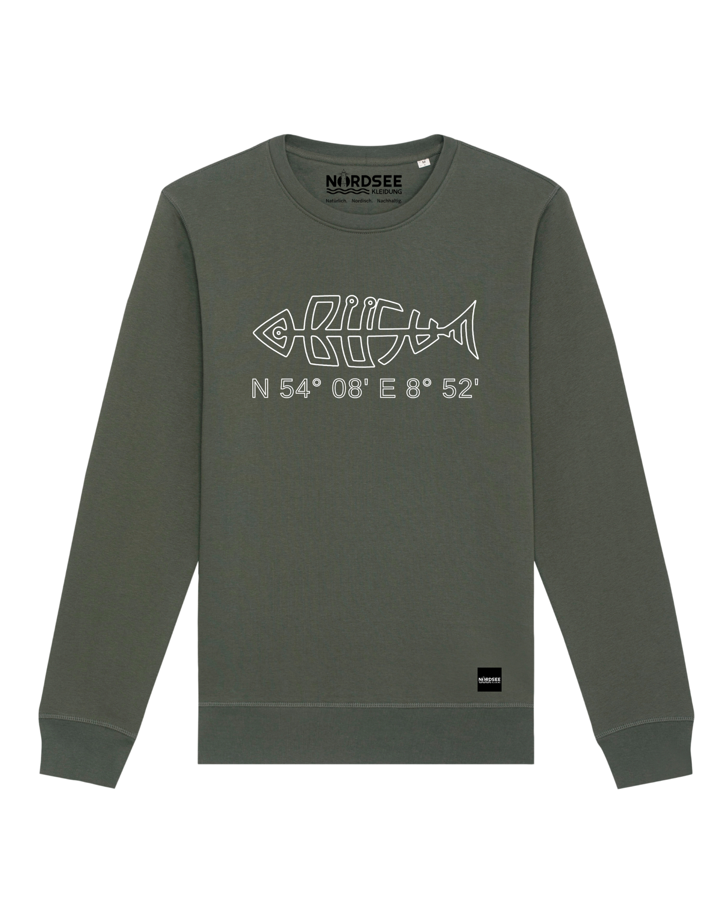 Sweatshirt Büsumfisch Outline