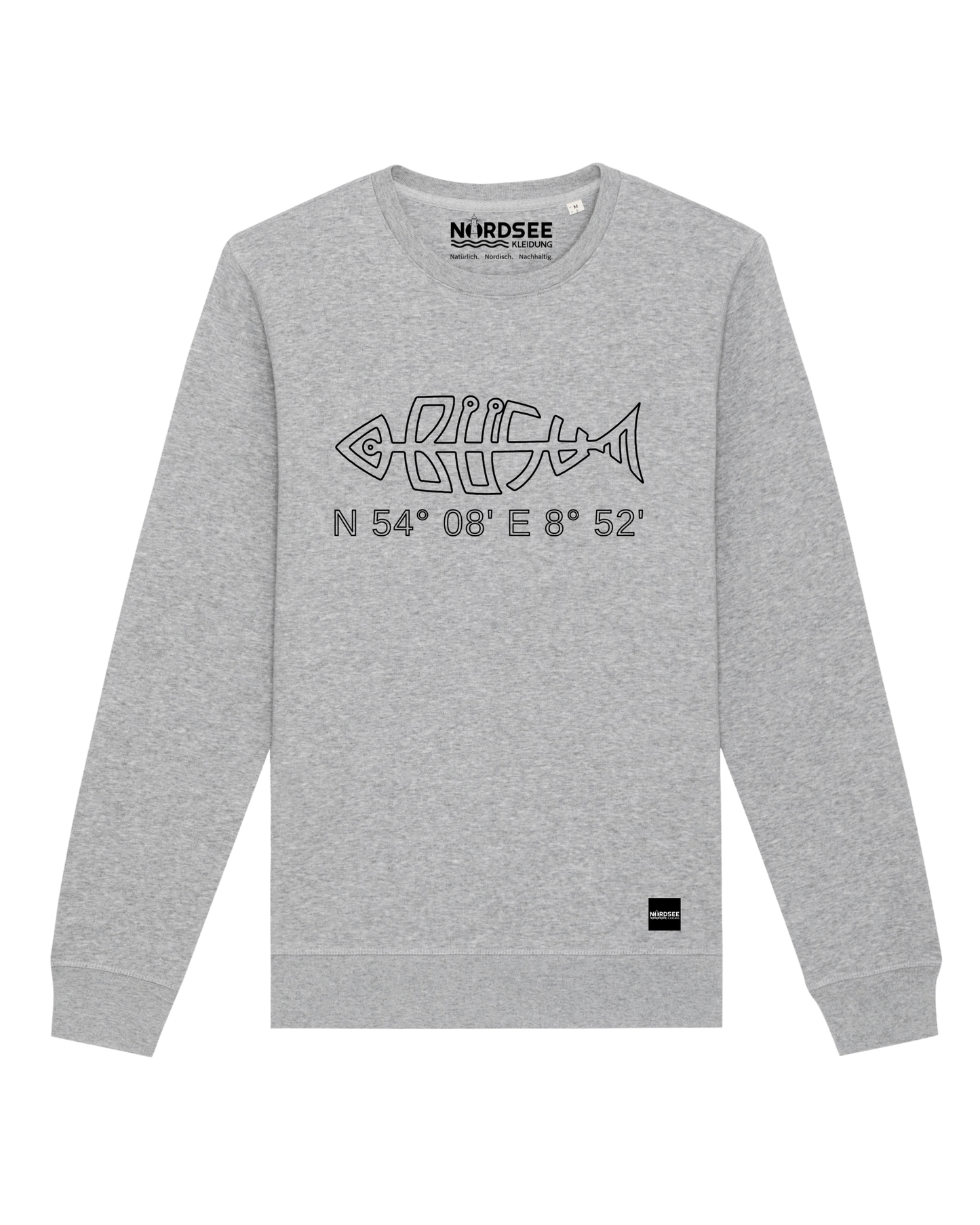 Sweatshirt Büsumfisch Outline