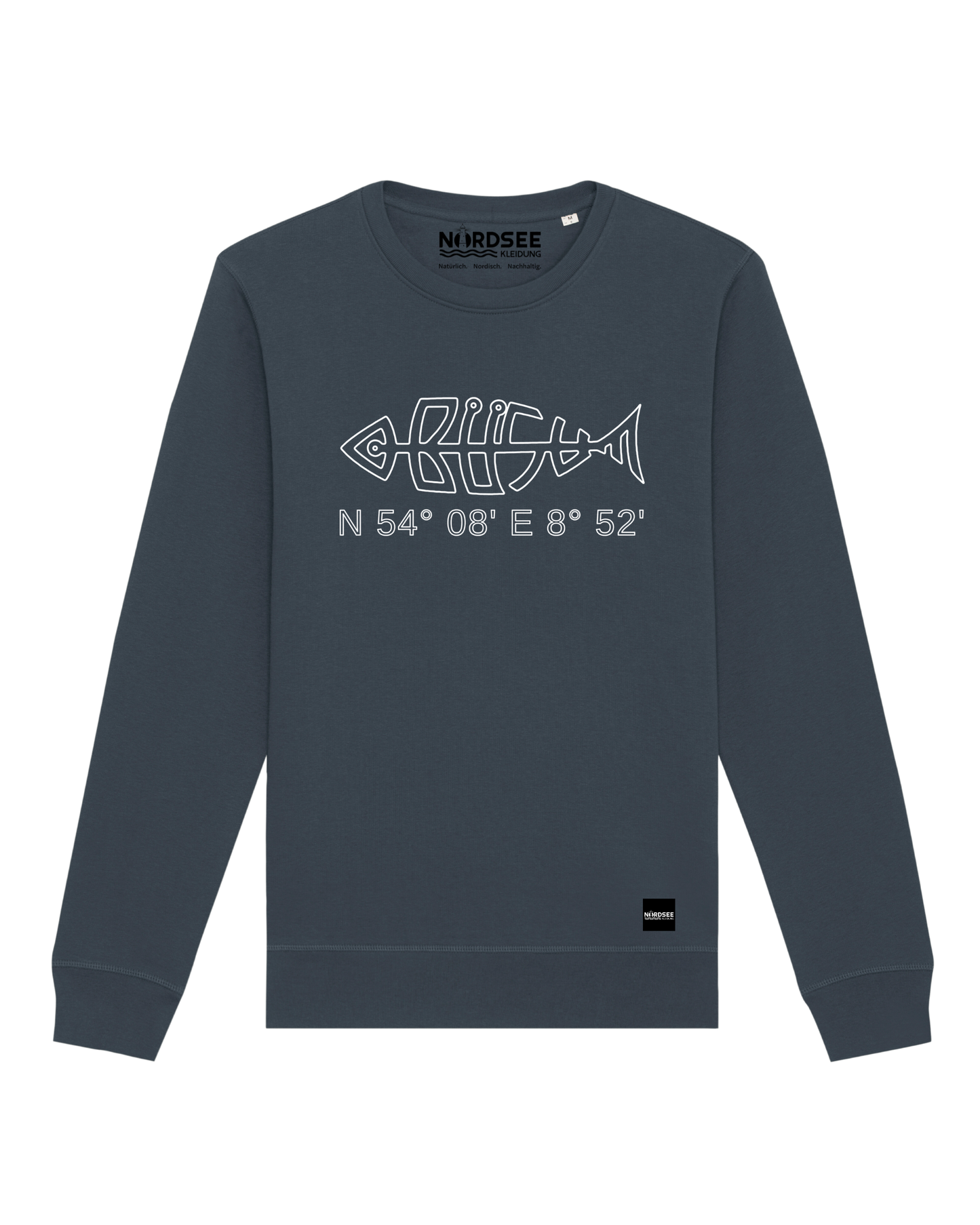 Sweatshirt Büsumfisch Outline