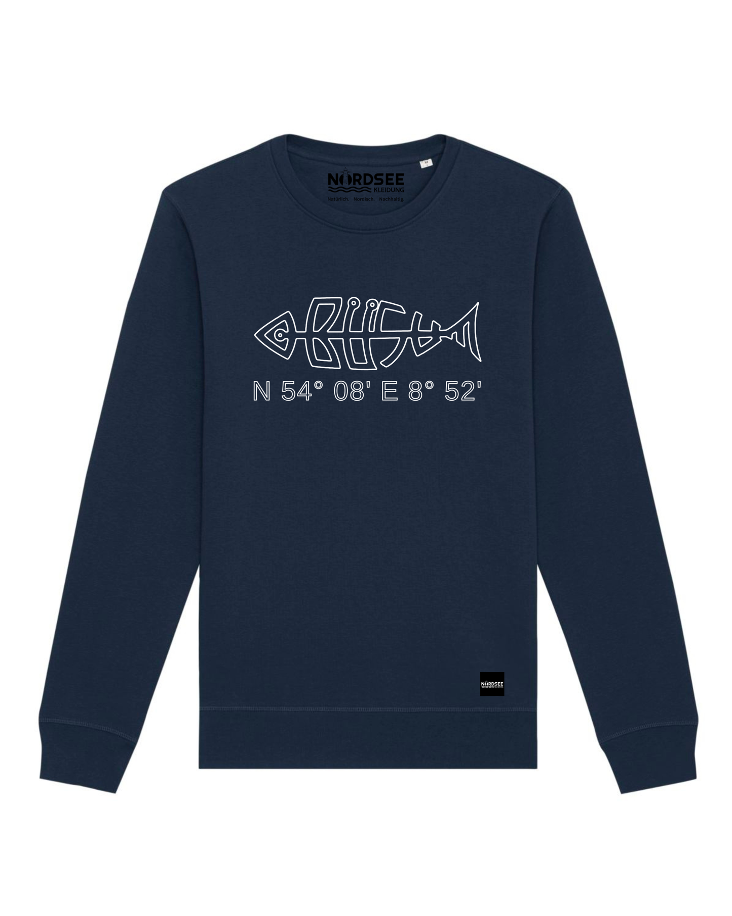 Sweatshirt Büsumfisch Outline