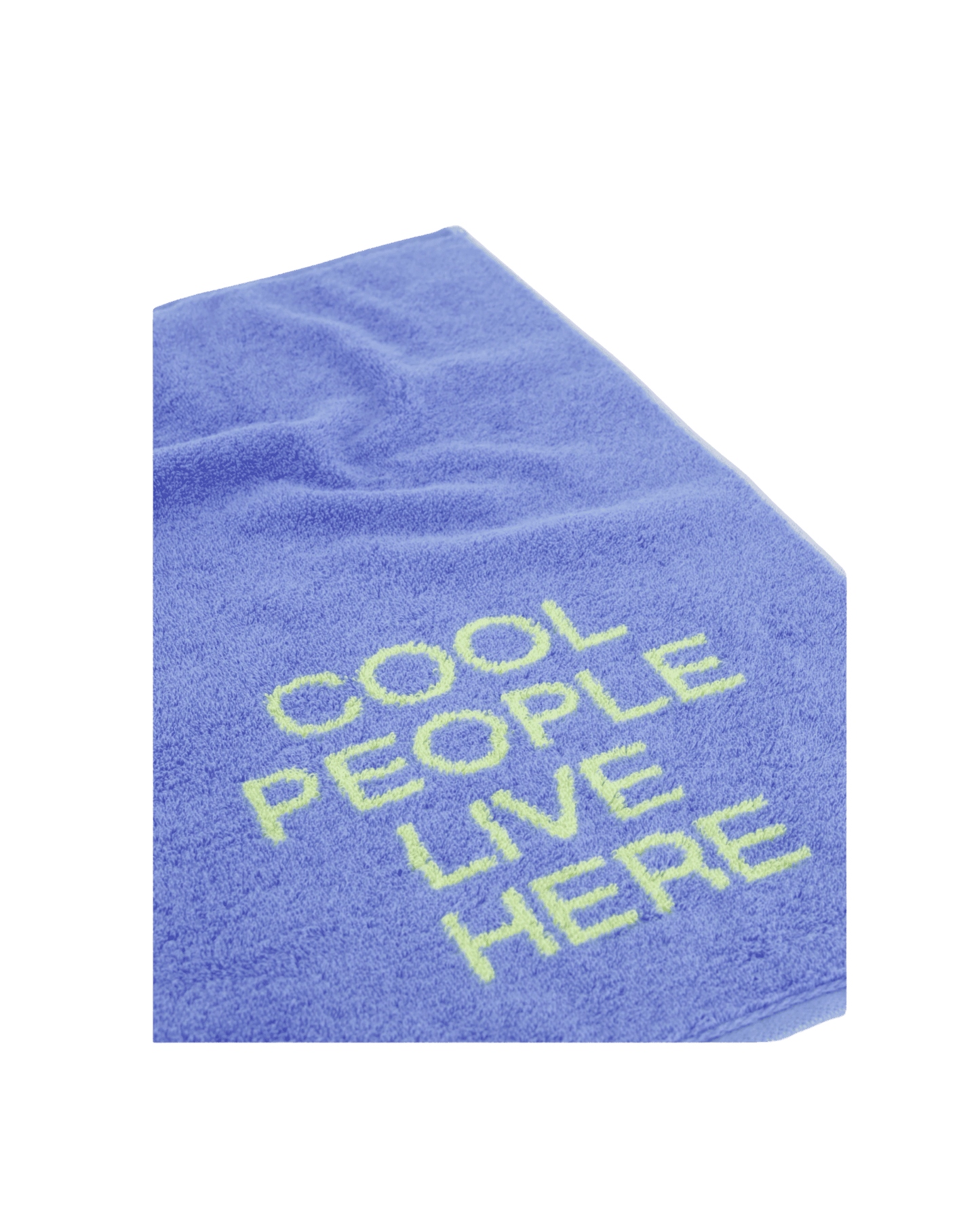 Gästehandtuch COOL PEOPLE LIVE HERE