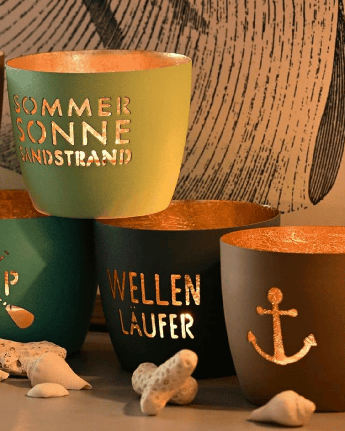 Küstenkind Windlicht