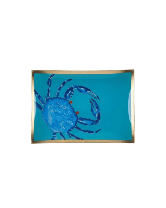 Glasteller Krebs
