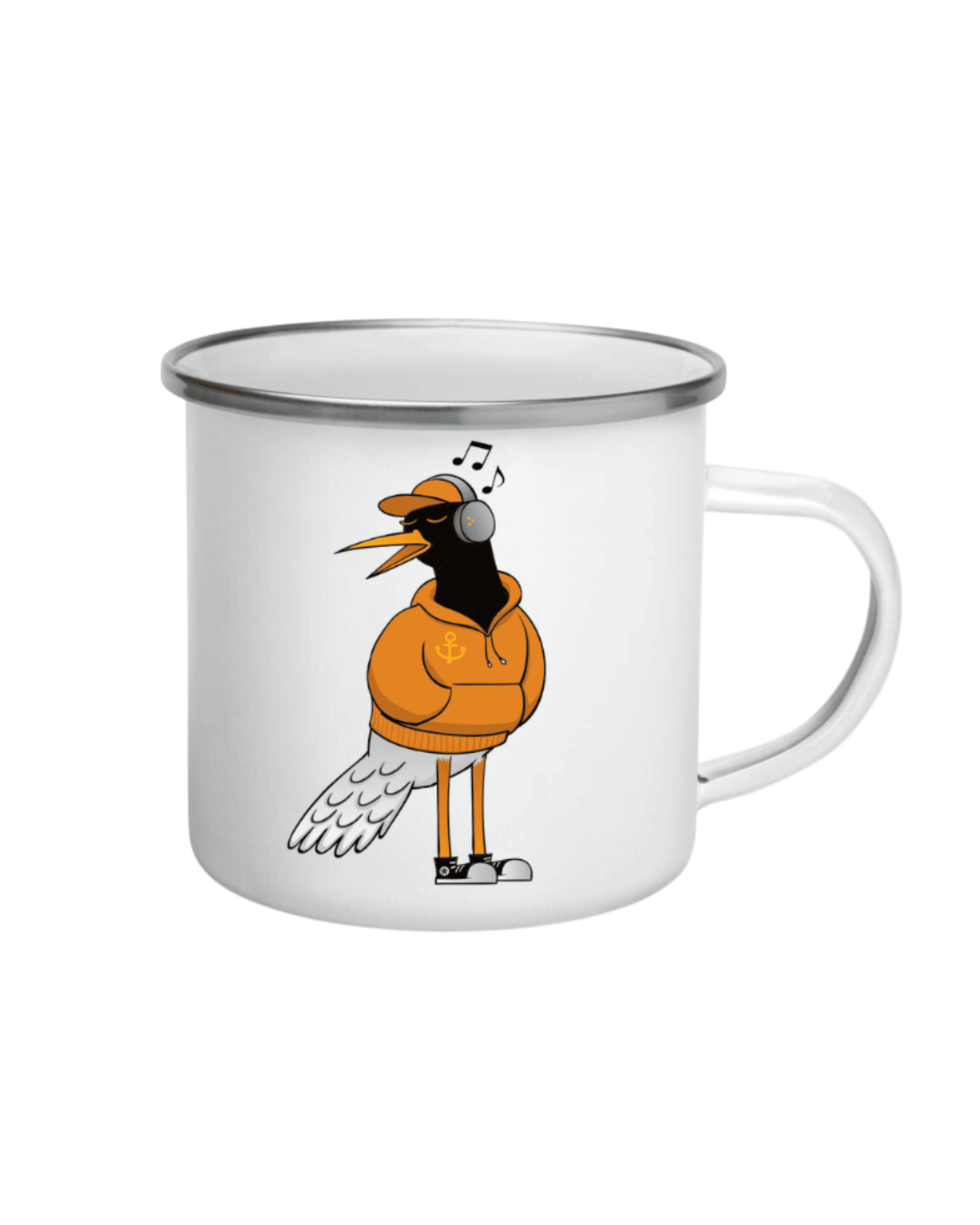 Emaille Becher Fancy Bird Greta