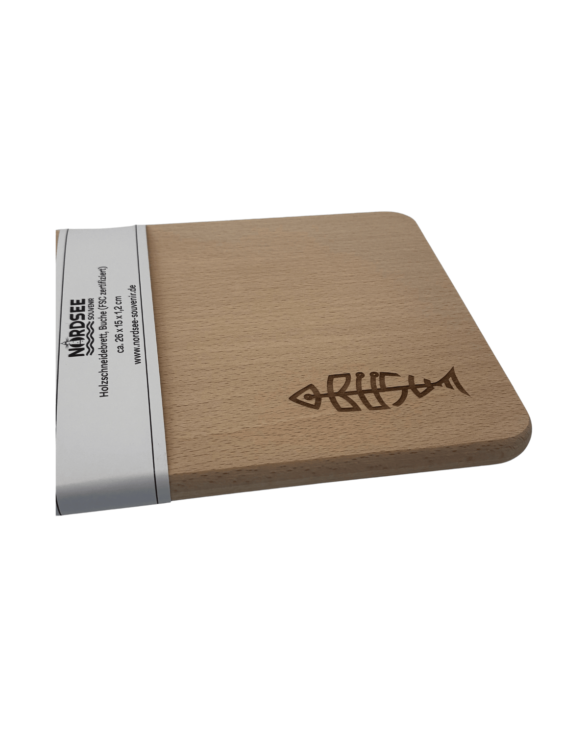 Holzschneidebrett Büsumfisch