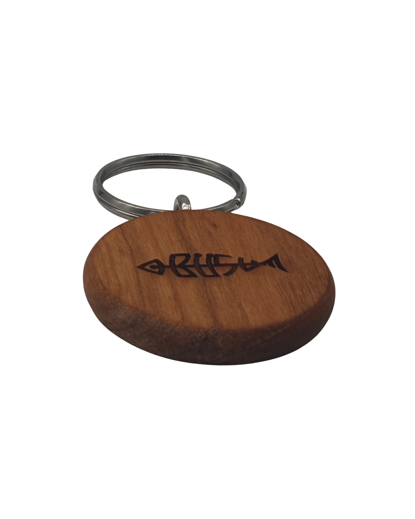 Schlüsselanhänger Büsumfisch aus Holz