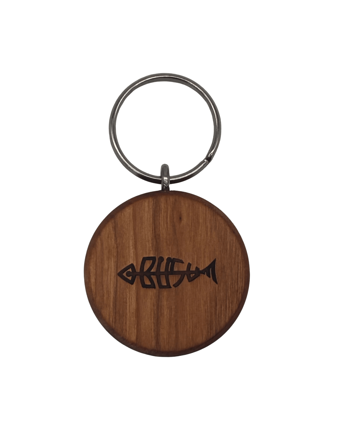 Schlüsselanhänger Büsumfisch aus Holz