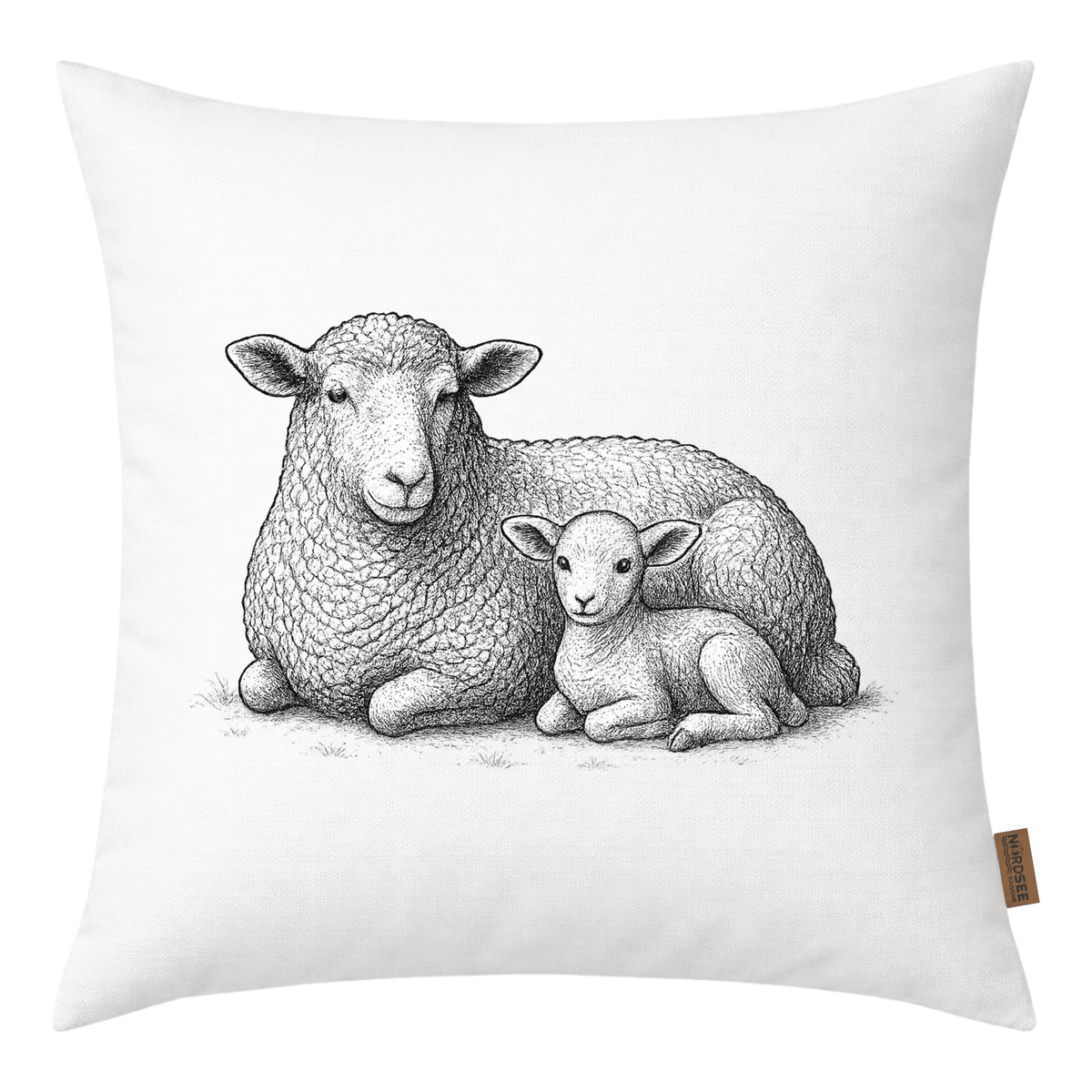 Kissen Schaf und Lamm