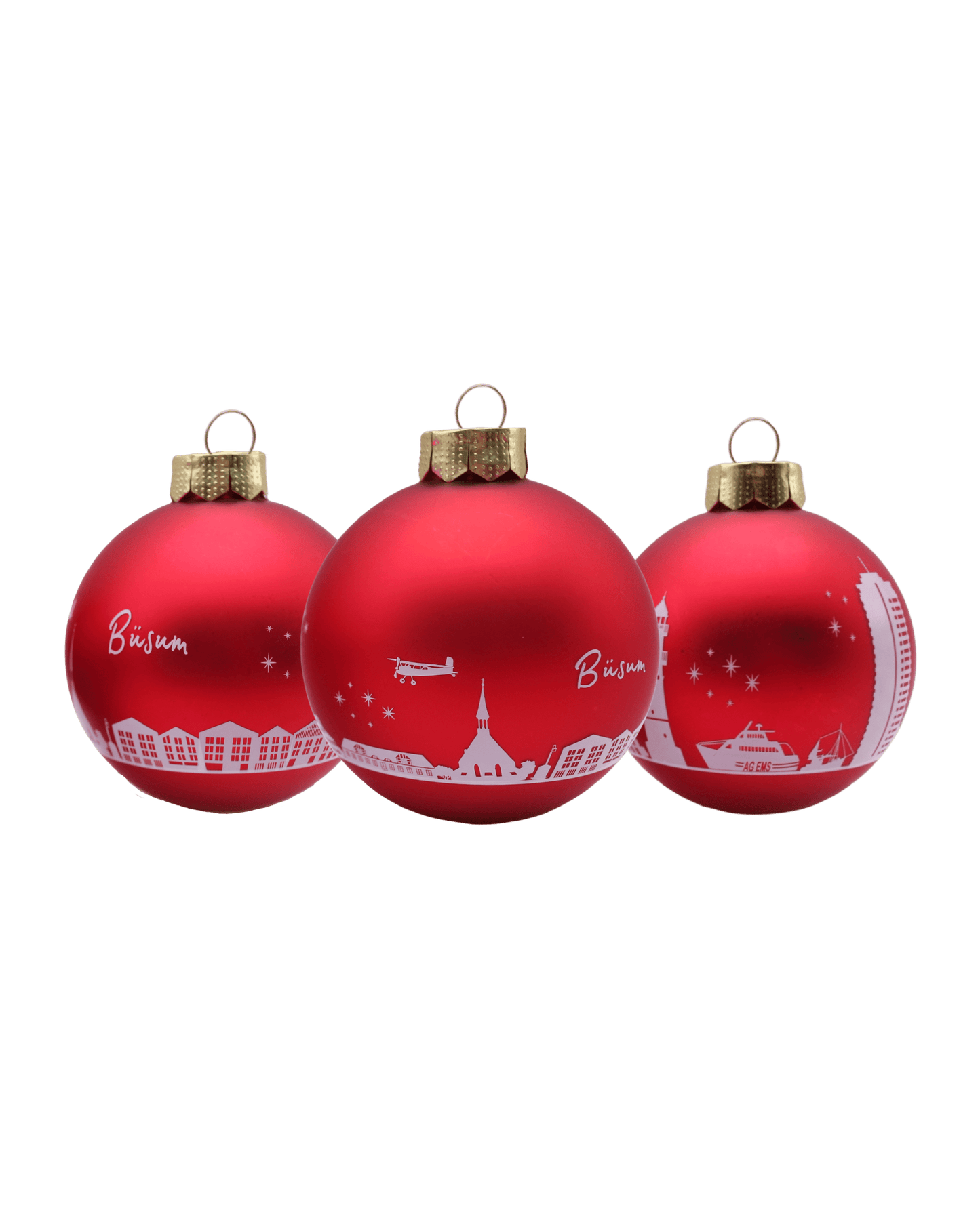 Weihnachtskugel Büsum