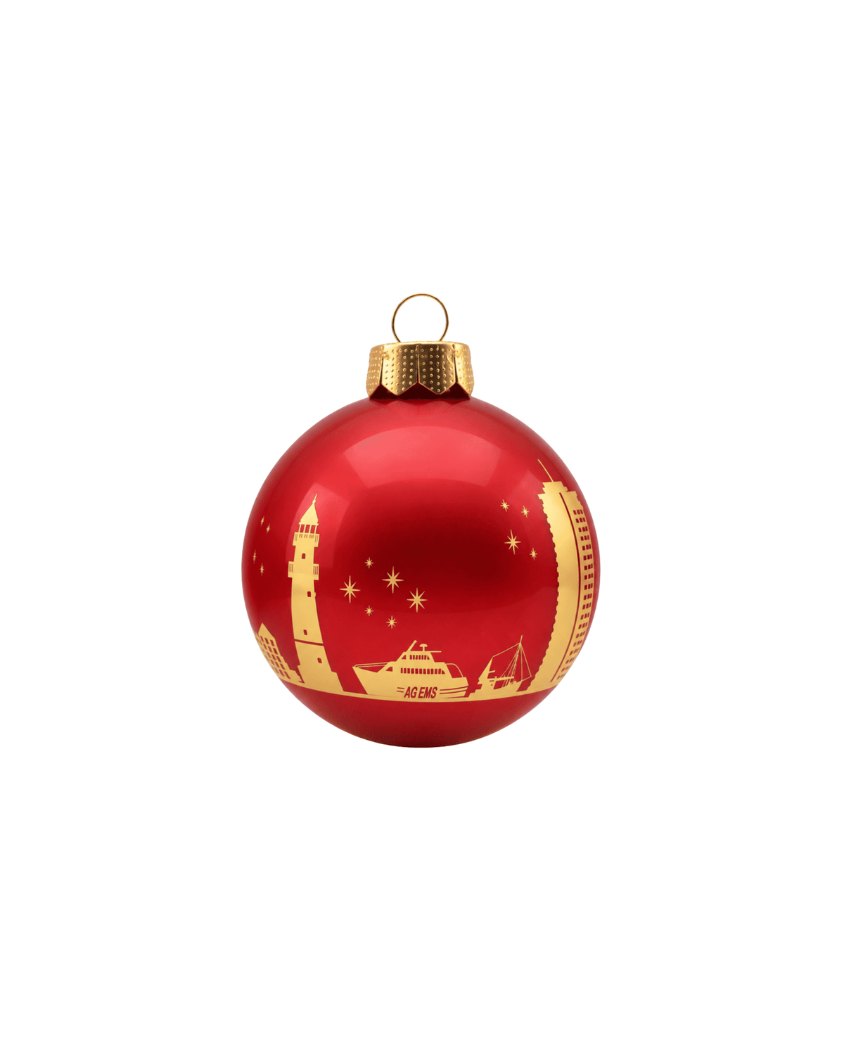 Weihnachtskugel Büsum