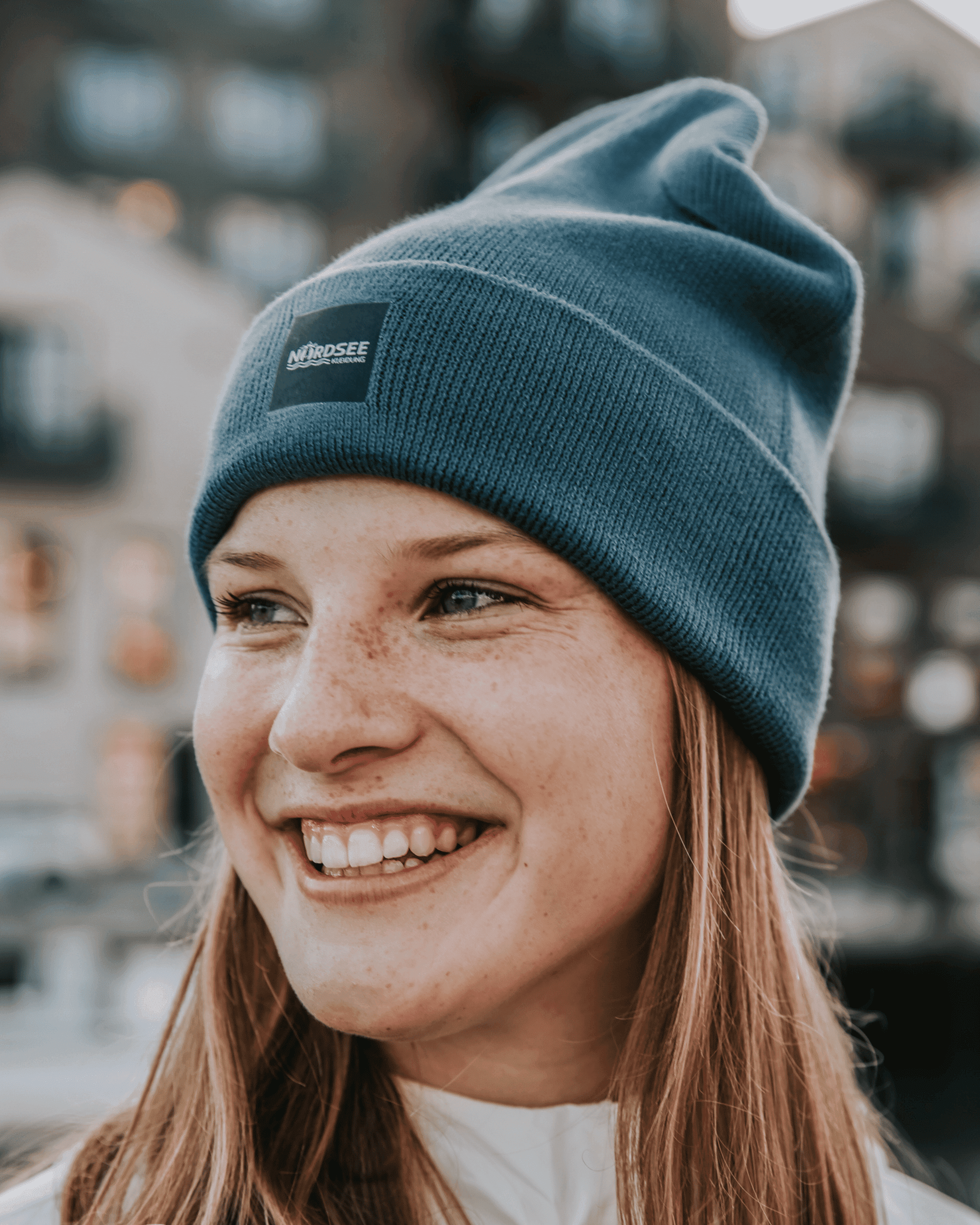 Rib Beanie "Nordseekleidung" mit Model