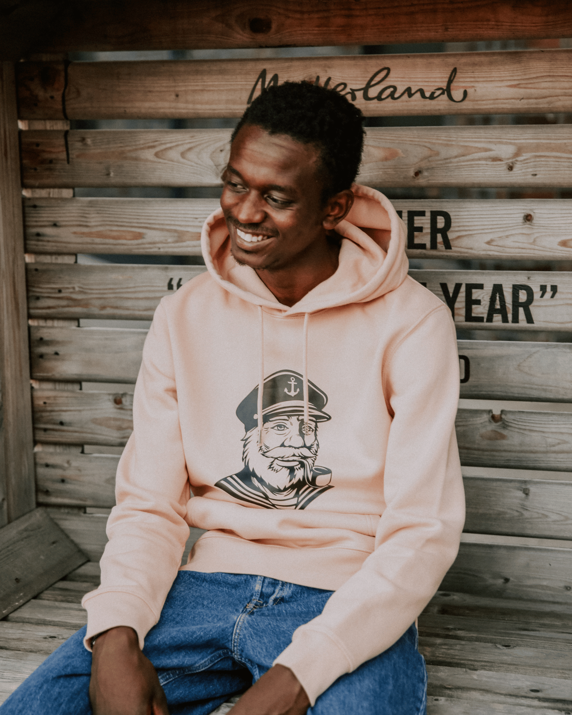 Sweatshirt  "Seemann" mit Model