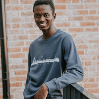 Sweatshirt "Büsum Skyline" mit Model