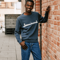 Sweatshirt "Büsum Skyline" mit Model