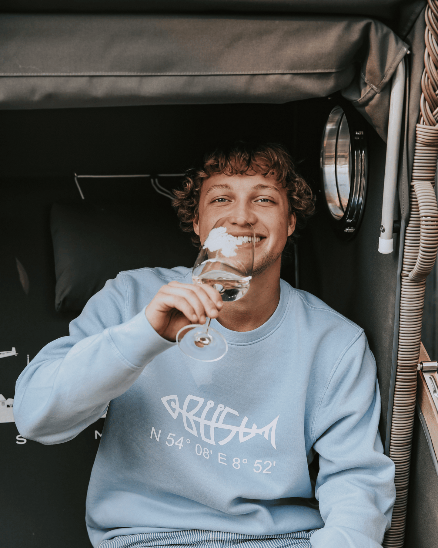 Sweatshirt "Büsumfisch" mit Mode