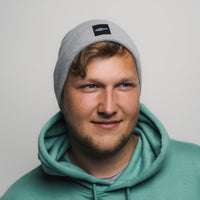 Rib Beanie "Büsumfisch" mit Model