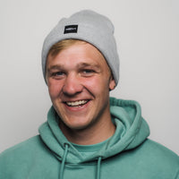 Rib Beanie "Büsumfisch" mit Model