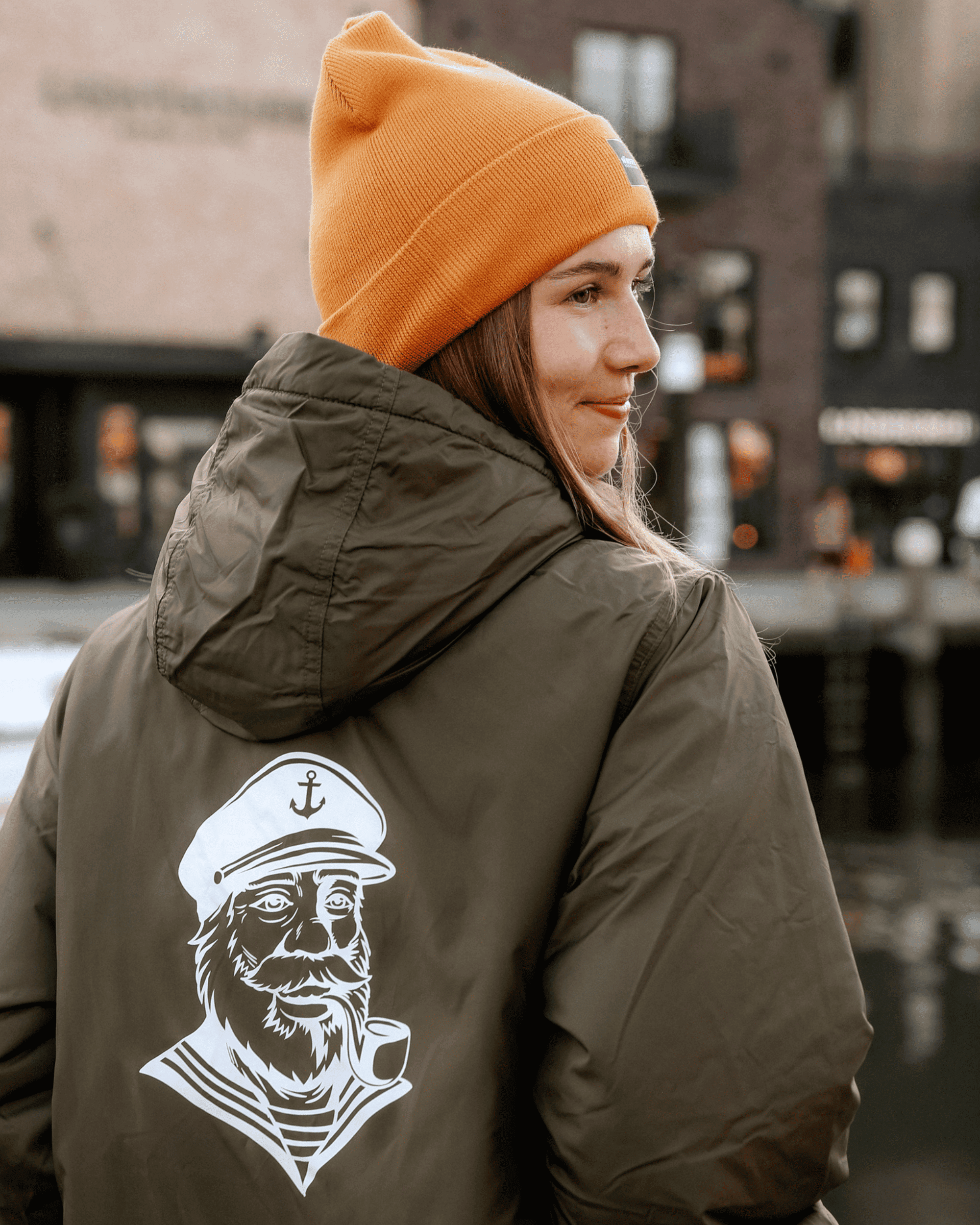 Regenjacke "Seemann" mit Models