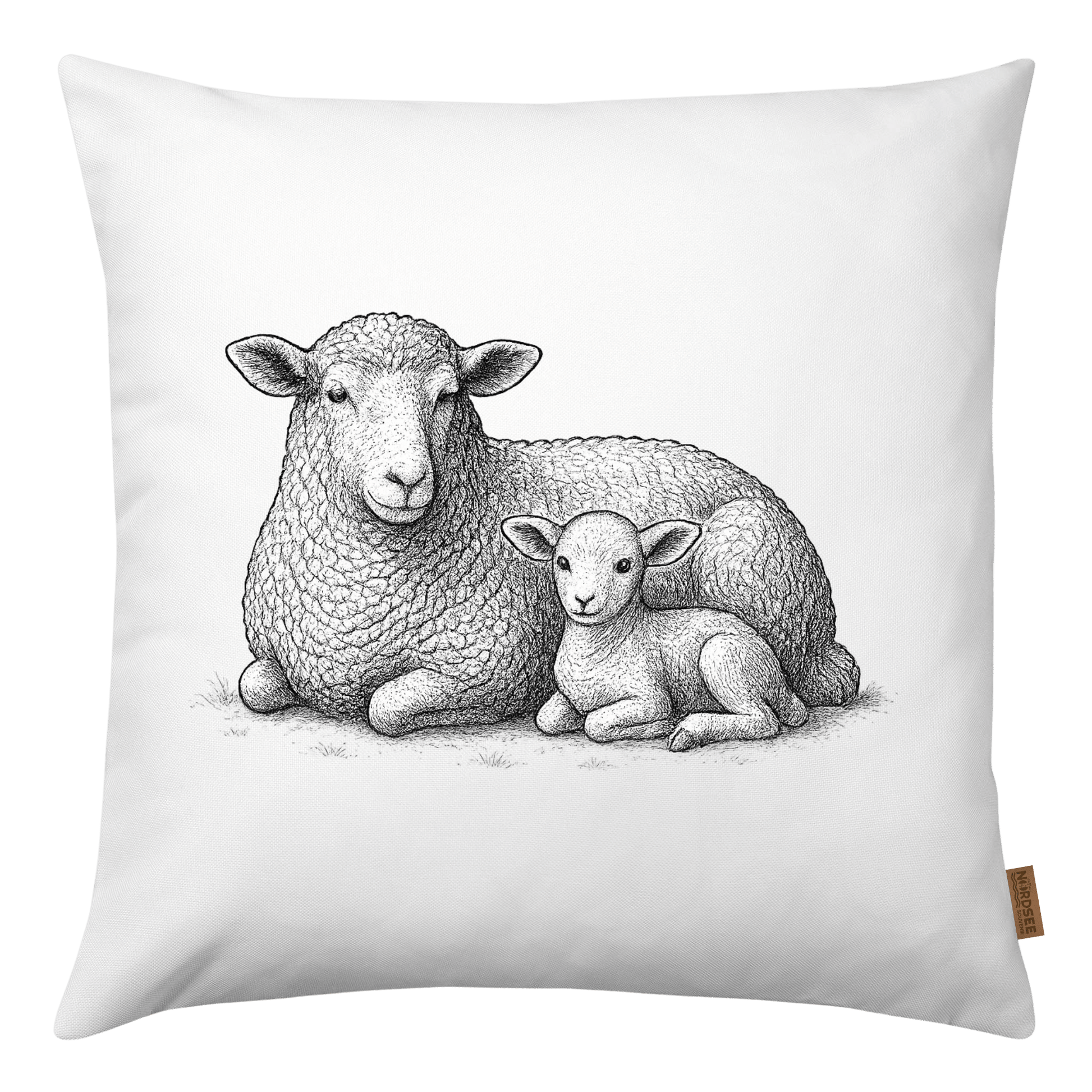 Kissen Schaf und Lamm