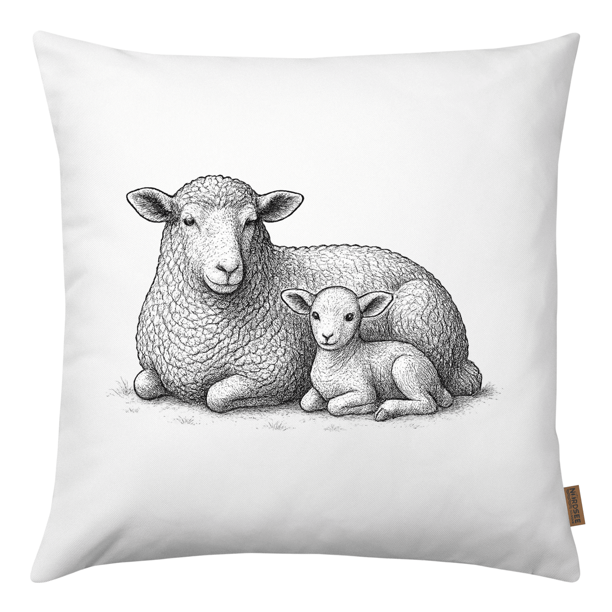 Kissen Schaf und Lamm