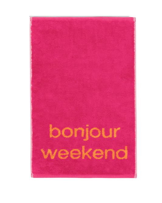 Gästehandtuch BONJOUR WEEKEND