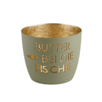 Butter bei die Fische Windlicht