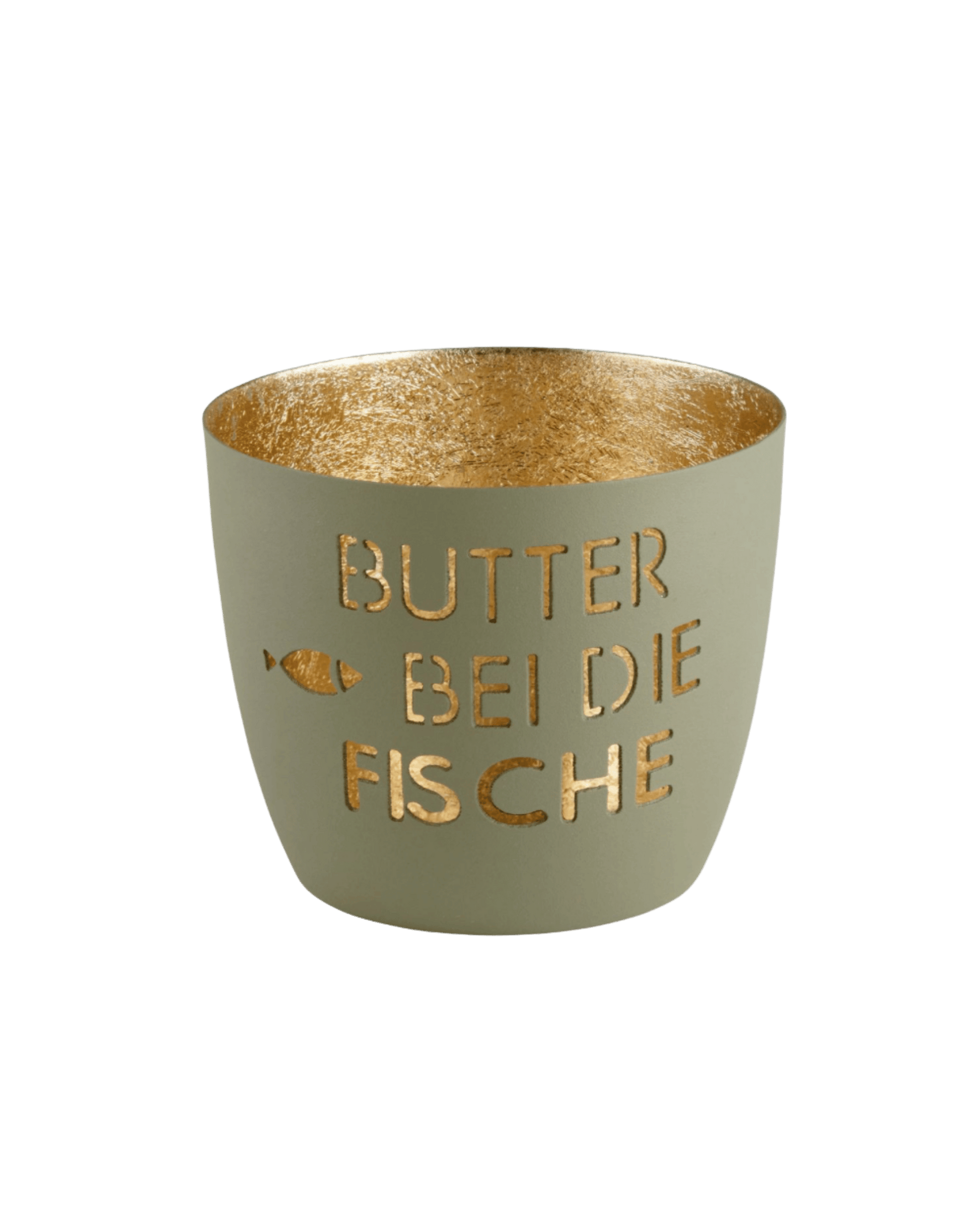 Butter bei die Fische Windlicht