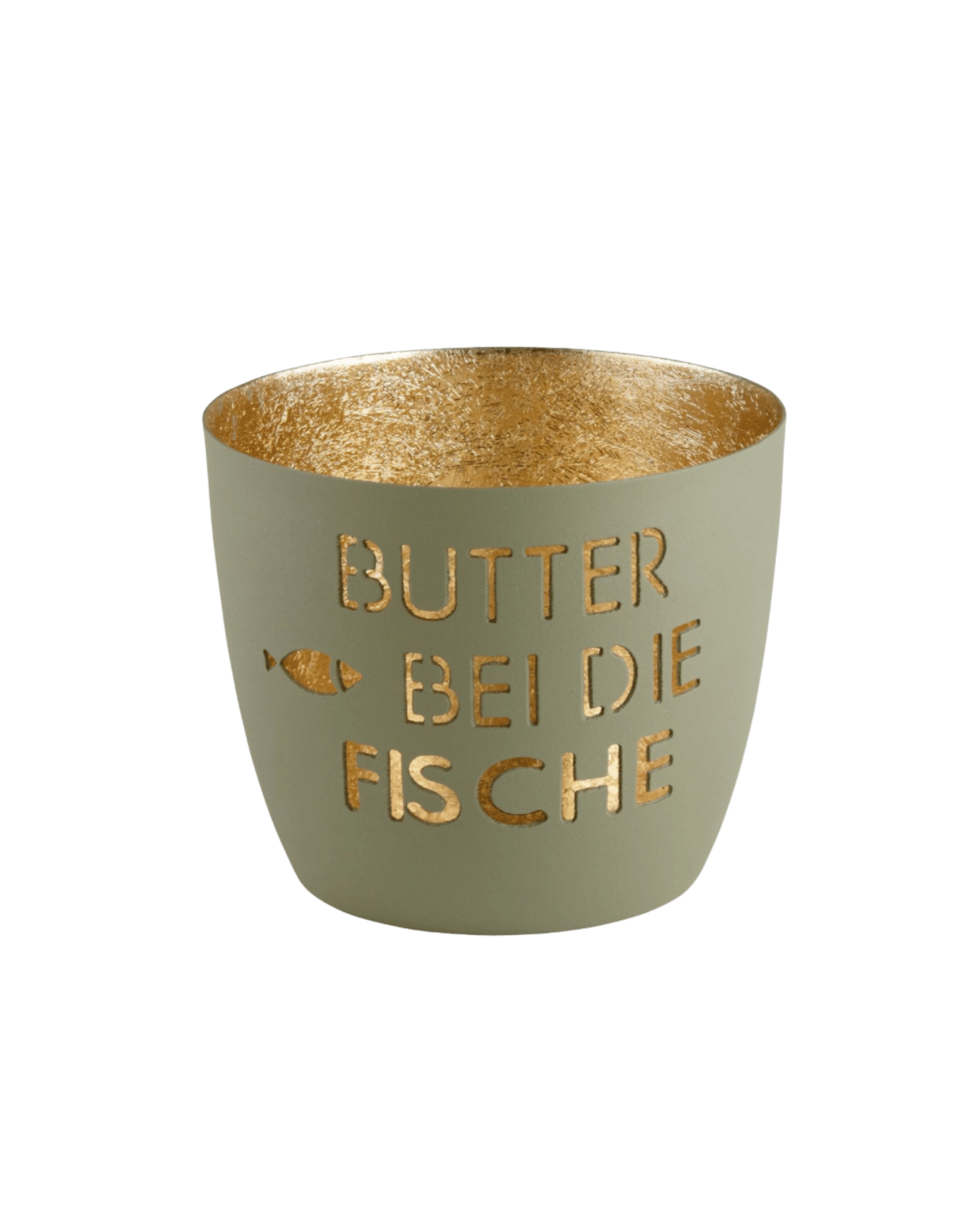 Butter bei die Fische Windlicht