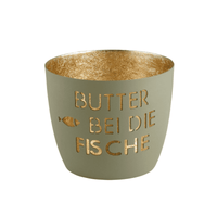 Butter bei die Fische Windlicht