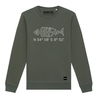Sweatshirt Büsumfisch Outline