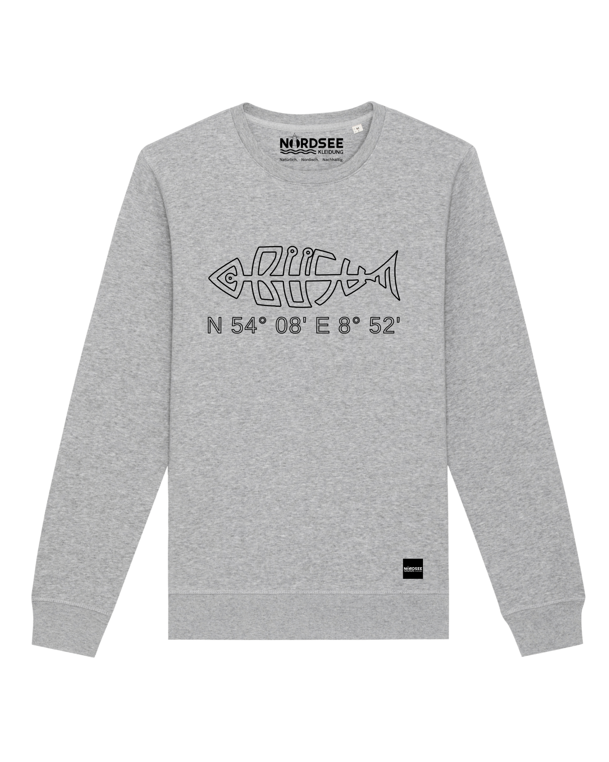 Sweatshirt Büsumfisch Outline