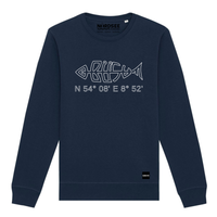 Sweatshirt Büsumfisch Outline