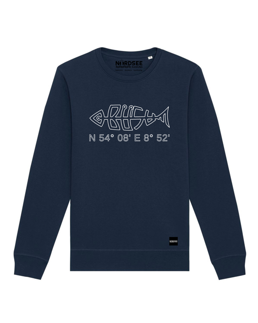 Sweatshirt Büsumfisch Outline