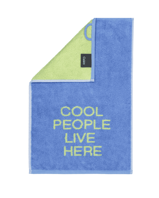 Gästehandtuch COOL PEOPLE LIVE HERE