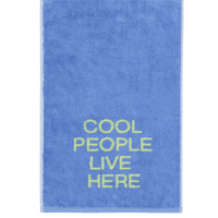 Gästehandtuch COOL PEOPLE LIVE HERE