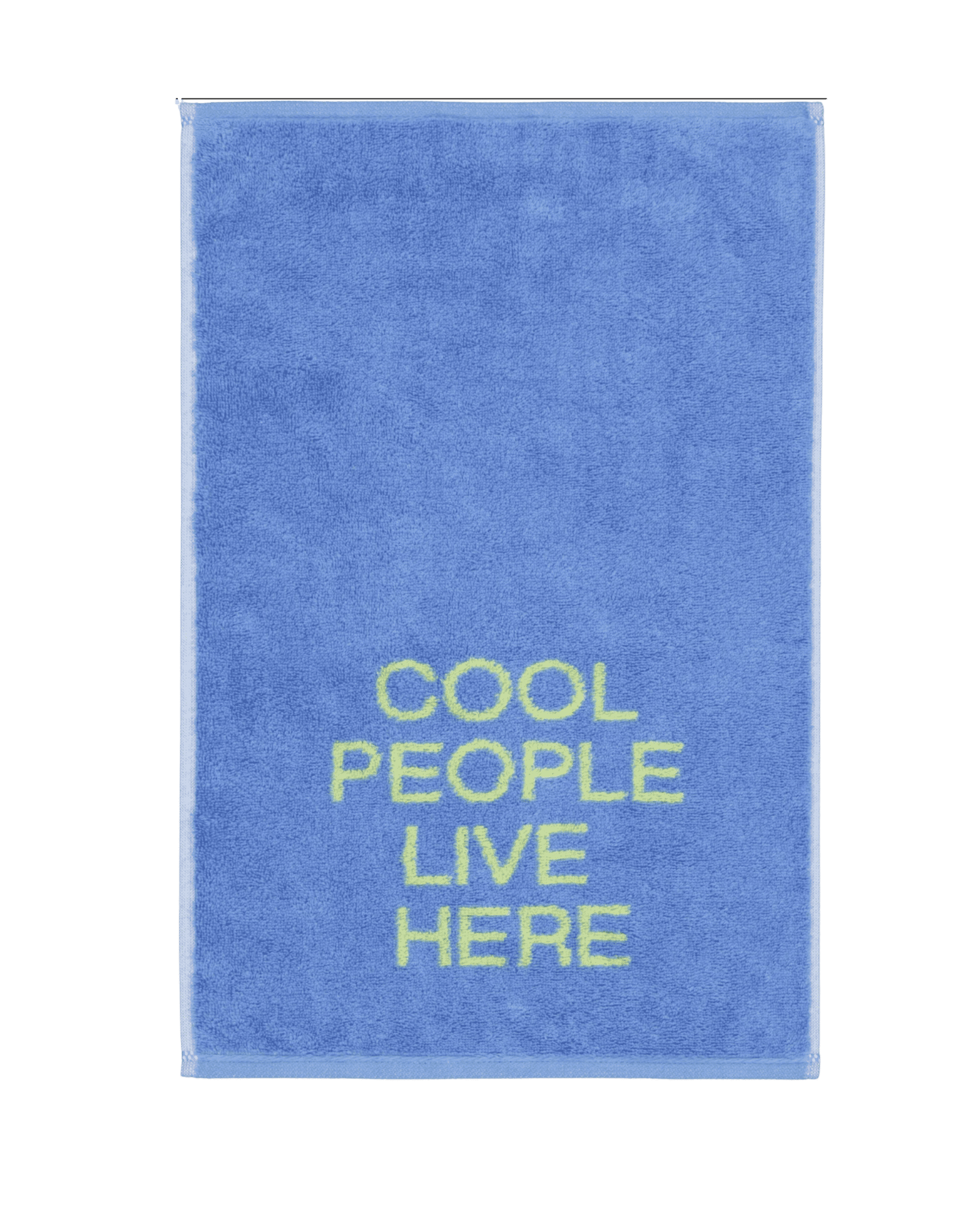 Gästehandtuch COOL PEOPLE LIVE HERE
