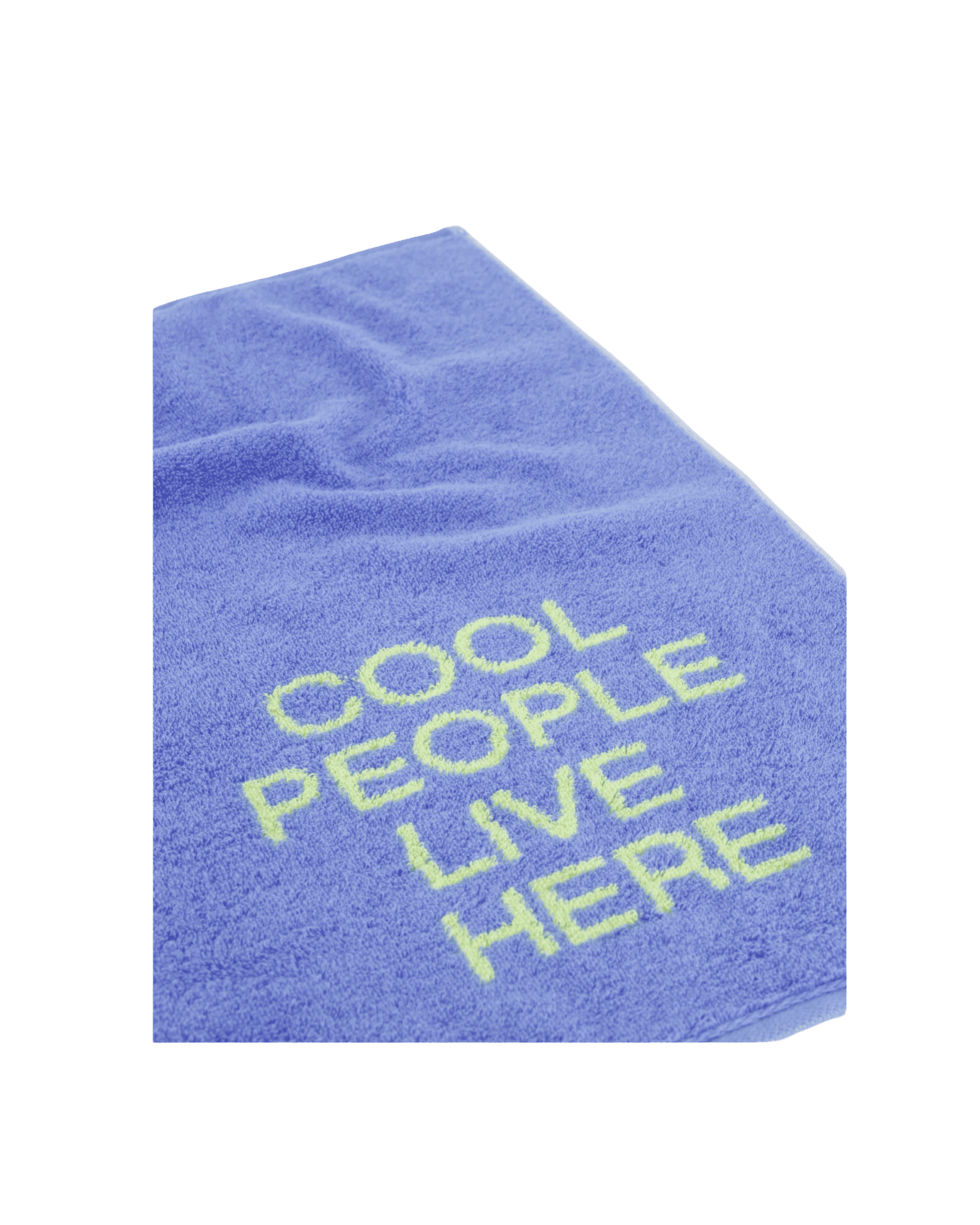 Gästehandtuch COOL PEOPLE LIVE HERE