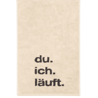 Gästehandtuch DU ICH LÄUFT