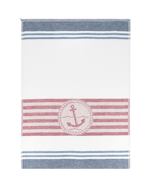Halbleinen Jacquardtuch NAUTIC