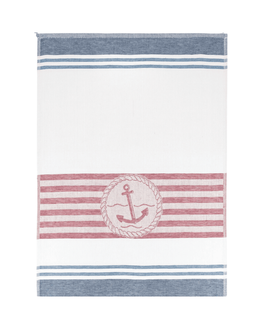Halbleinen Jacquardtuch NAUTIC