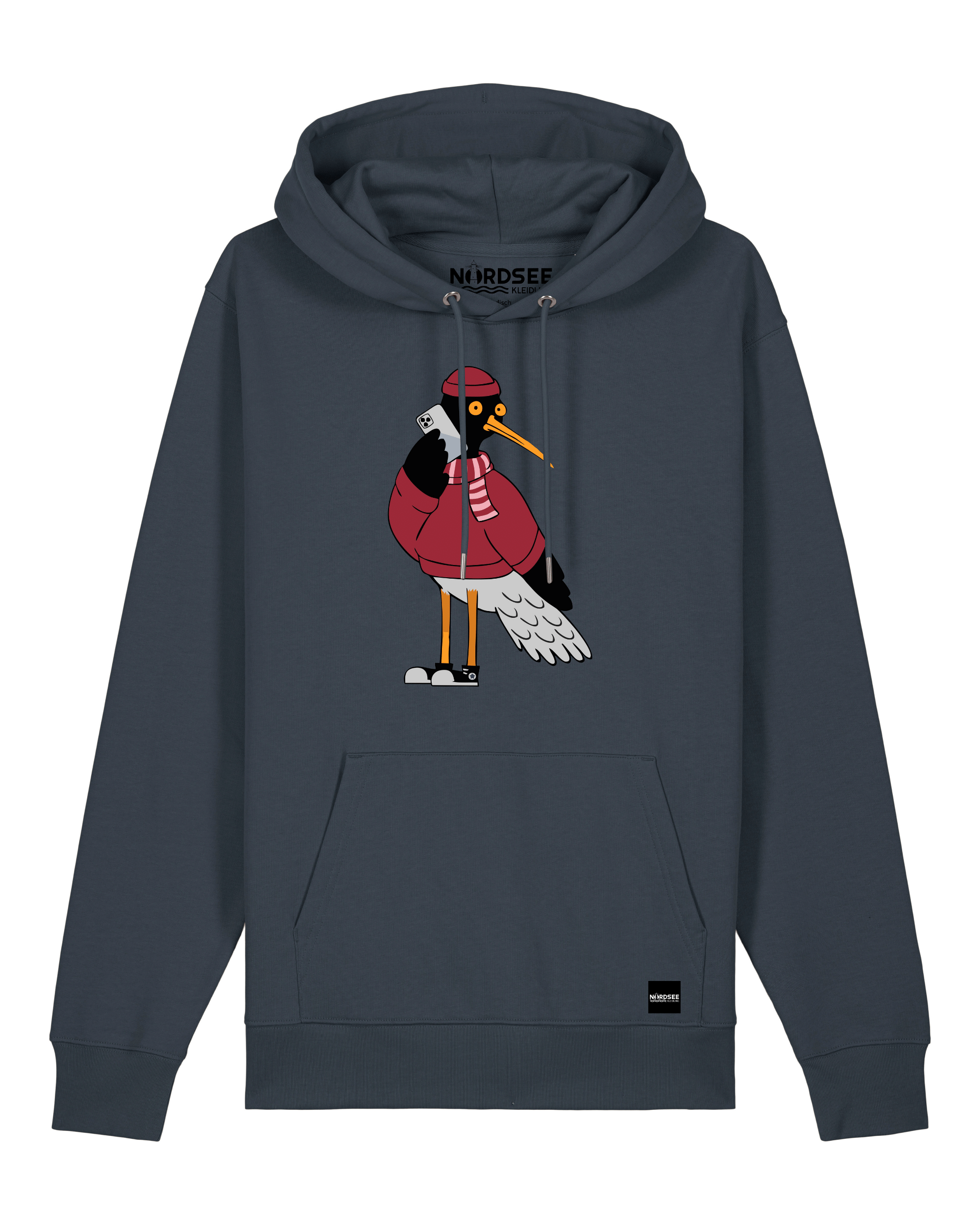 Pullover "Fancy Bird Henk" India Ink Grey