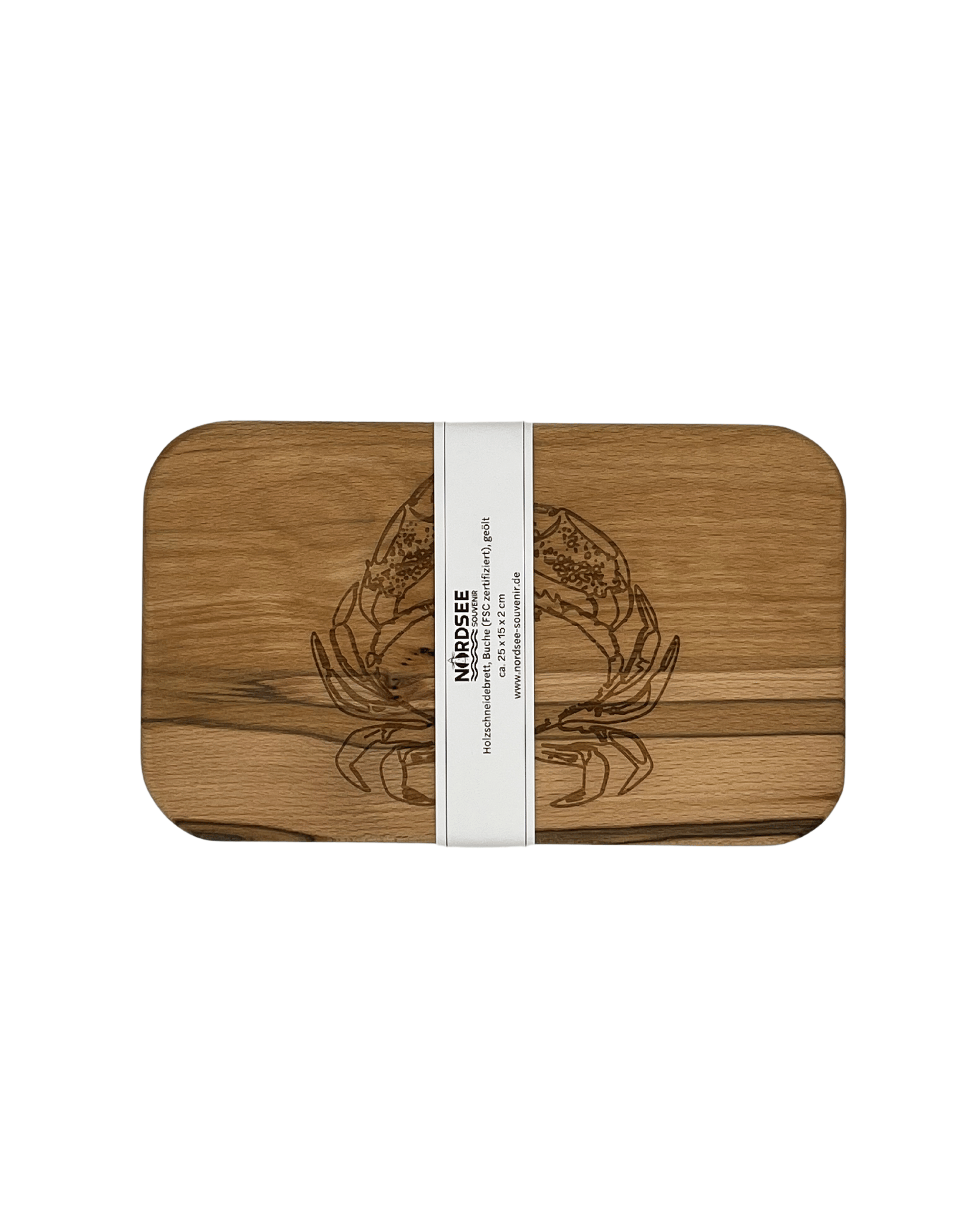 Holzschneidebrett "Krebs"