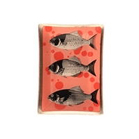 Glasteller Fische