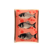 Glasteller Fische