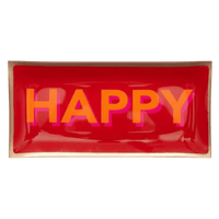 Glasteller Happy