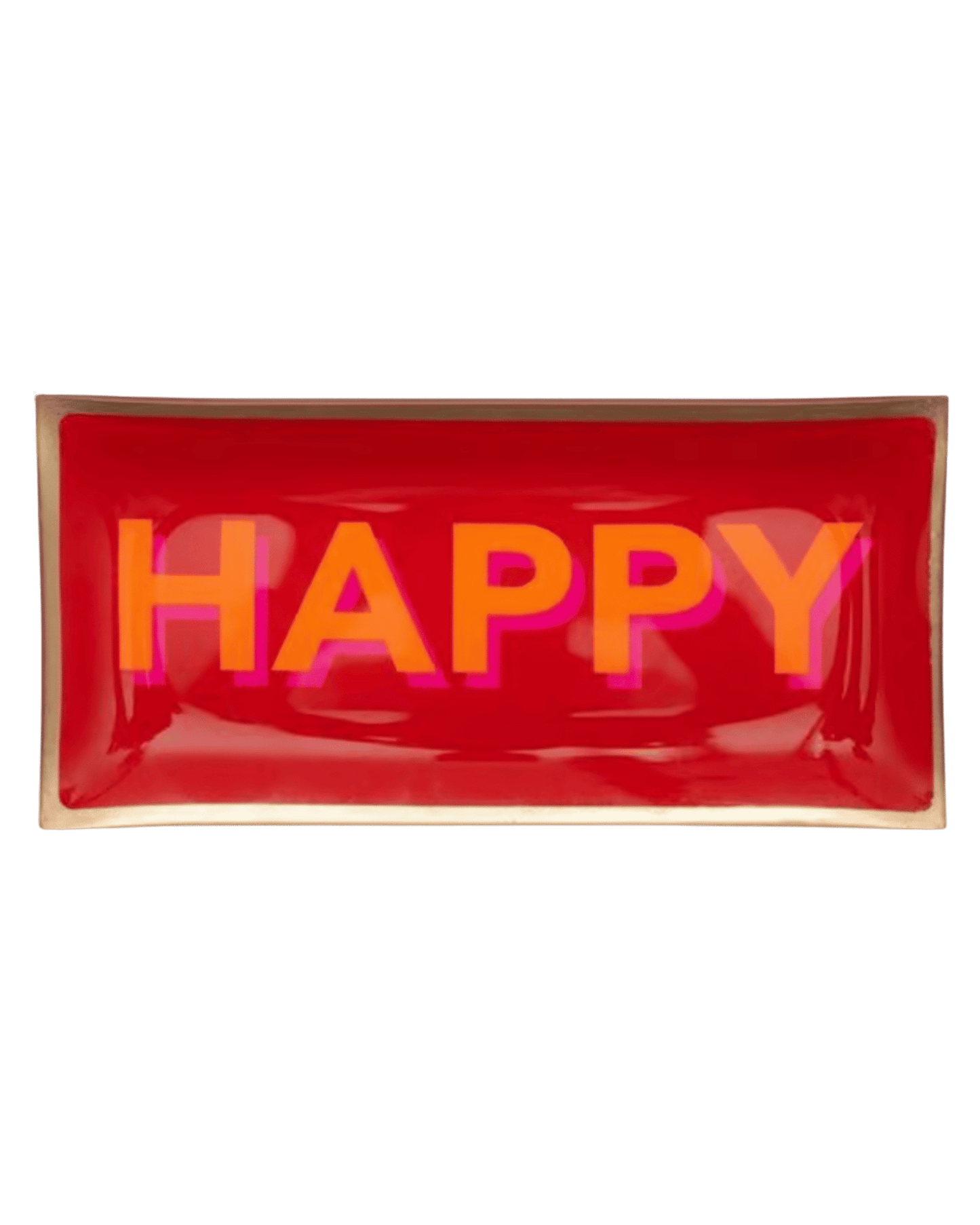 Glasteller Happy
