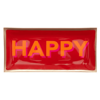 Glasteller Happy