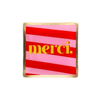 Glasteller Merci